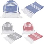 US Basic Santa Cruz Cotton-Rich Beach Towel & Drawstring Bag - Image 2