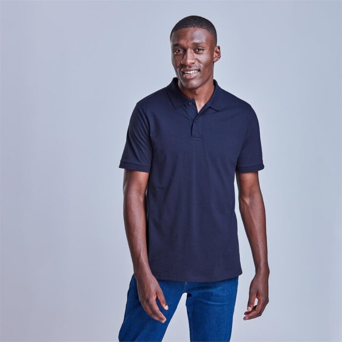 Mens Recycled Promo Golf Shirt - Image 2