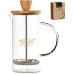 Okiyo Osu Glass & Bamboo Coffee Plunger - 350ml - Image 8