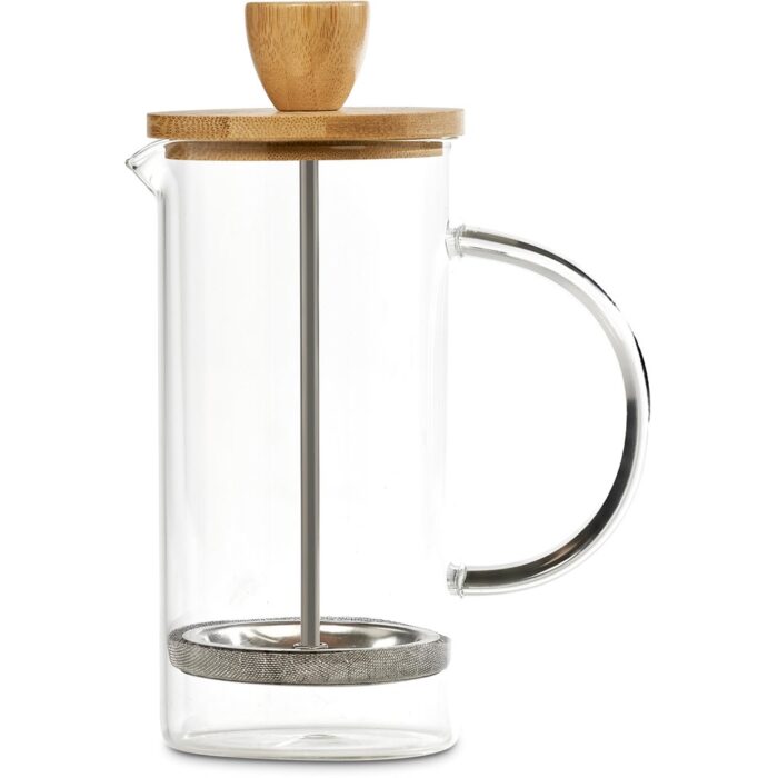 Okiyo Osu Glass & Bamboo Coffee Plunger - 350ml - Image 5