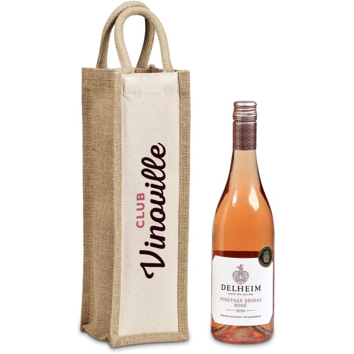 Okiyo Inshu Jute & Cotton Wine Tote - Image 3