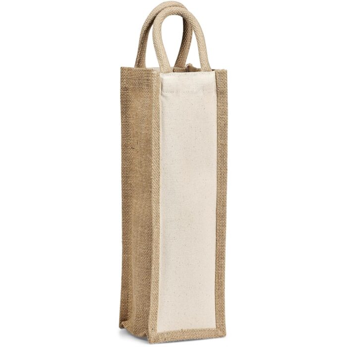 Okiyo Inshu Jute & Cotton Wine Tote - Image 6