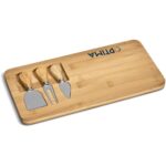 Okiyo Chizu Bamboo Cheese Board Set - Image 2