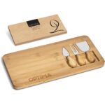 Okiyo Chizu Bamboo Cheese Board Set - Image 3