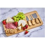 Okiyo Chizu Bamboo Cheese Board Set - Image 10