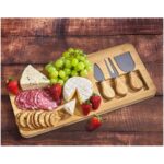 Okiyo Chizu Bamboo Cheese Board Set - Image 9