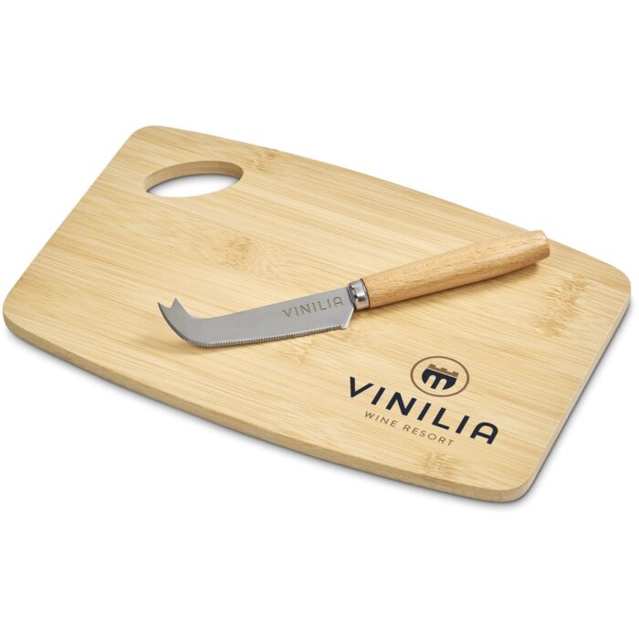Okiyo Edamu Bamboo Cheese Board Set - Image 9
