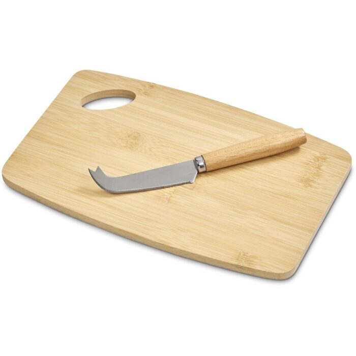 Okiyo Edamu Bamboo Cheese Board Set - Image 4