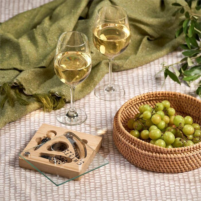 Okiyo Budonoki Bamboo Wine Accessories set - Image 7