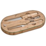 Okiyo Suraisu Bamboo Food & Wine Set - Image 4