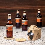 Okiyo Kanpai Bamboo Coaster & Bottle Opener Set - Image 20