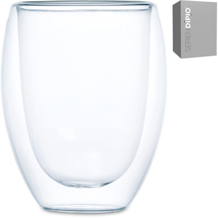 Serendipio Lorenzo Glass Double-Wall Cup - 350ml - Image 4
