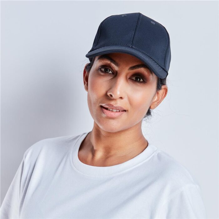 Ace 6 Panel Fitted Cap - White - Image 8