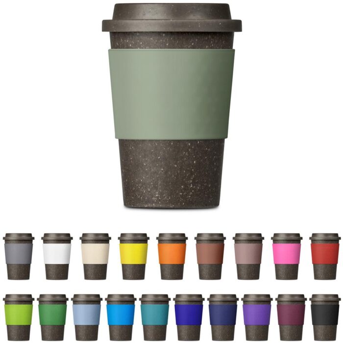 Kooshty Brown Bean Plastic Double-Wall Tumbler – 400ml - Image 2