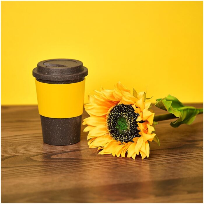 Kooshty Brown Bean Plastic Double-Wall Tumbler – 400ml - Image 7