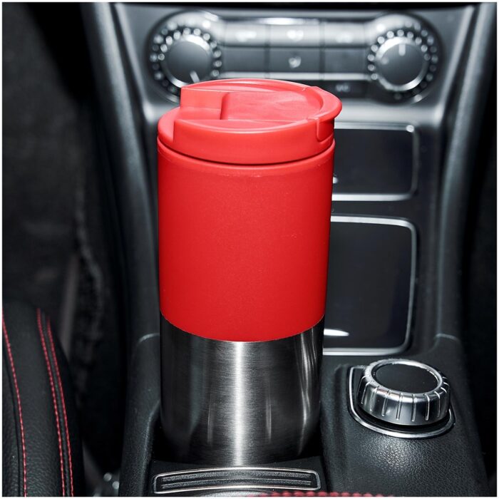Kooshty Typhoon Stainless Steel & Plastic Double-Wall Tumbler - 450ml - Image 7