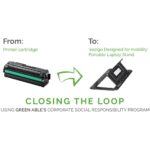 Okiyo Eezigo Recycled Plastic Portable Laptop Stand - Image 2