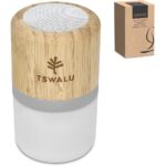 Okiyo Heiwa Bamboo Bluetooth Speaker & Night Light - Image 2