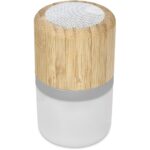 Okiyo Heiwa Bamboo Bluetooth Speaker & Night Light - Image 3