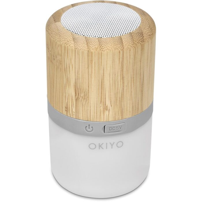 Okiyo Heiwa Bamboo Bluetooth Speaker & Night Light - Image 20
