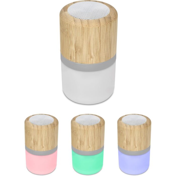 Okiyo Heiwa Bamboo Bluetooth Speaker & Night Light - Image 13