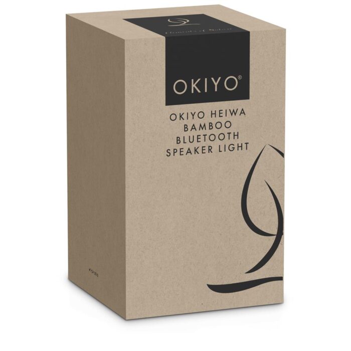 Okiyo Heiwa Bamboo Bluetooth Speaker & Night Light - Image 4