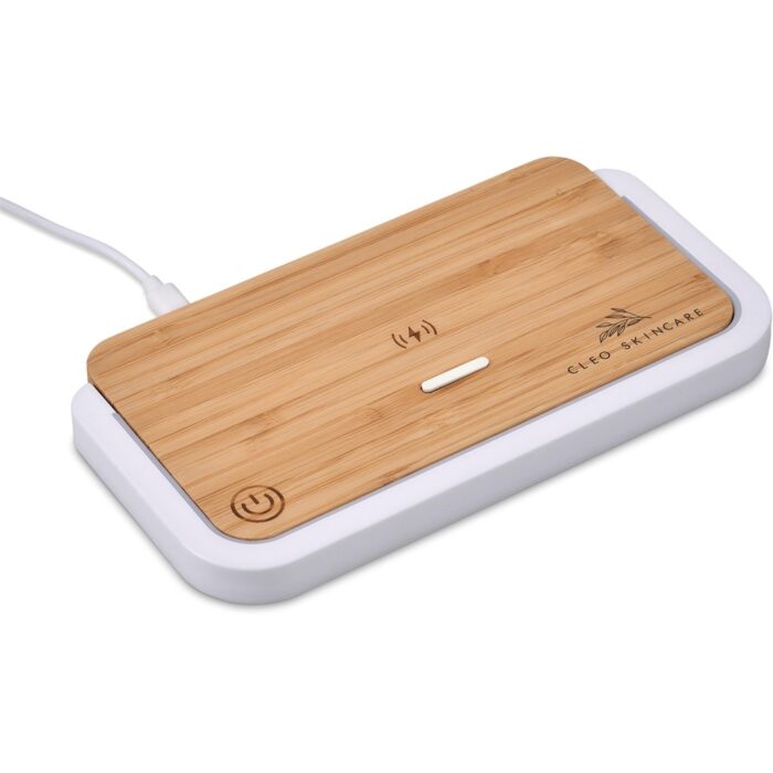 Okiyo Yoru Bamboo Wireless Charger & Night Light - Image 2