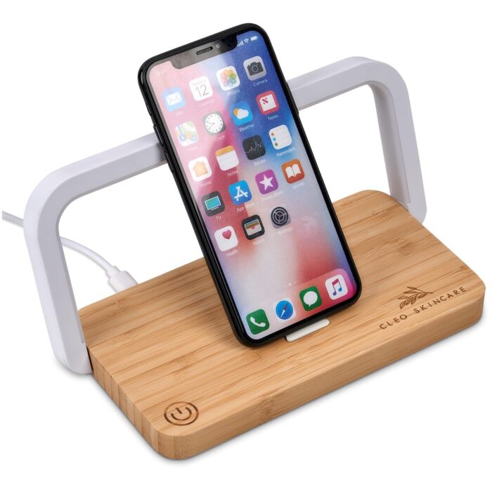 Okiyo Yoru Bamboo Wireless Charger & Night Light - Image 27