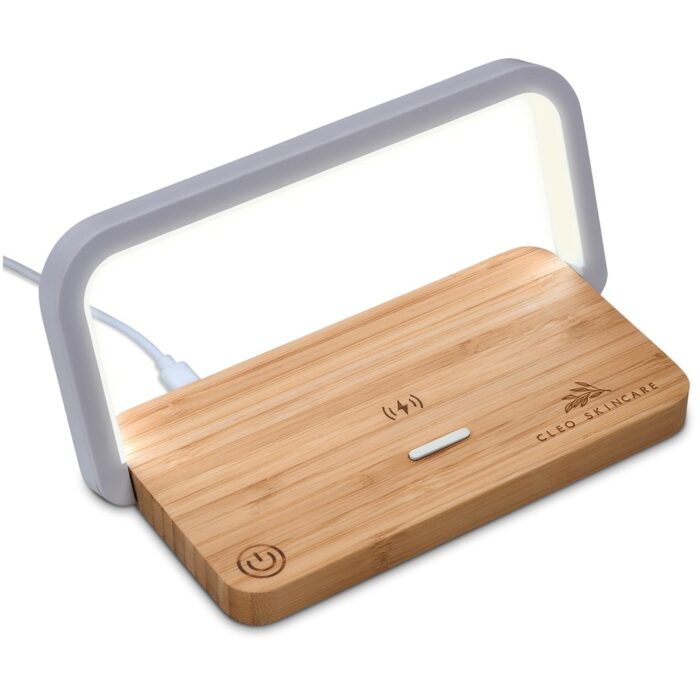 Okiyo Yoru Bamboo Wireless Charger & Night Light - Image 9