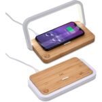 Okiyo Yoru Bamboo Wireless Charger & Night Light - Image 12