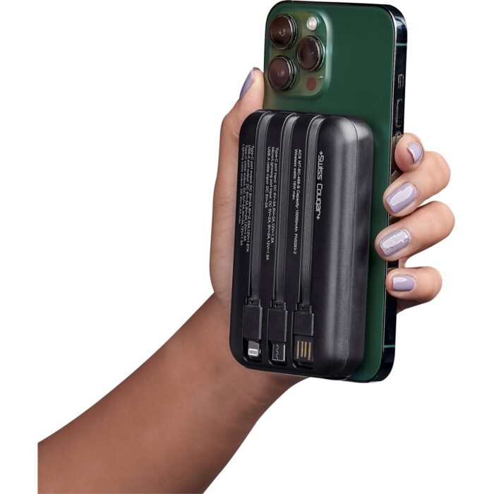 Swiss Cougar Argos Fast Charge 20W Wireless Charging Magnetic Power Bank -10000mAh - Image 8