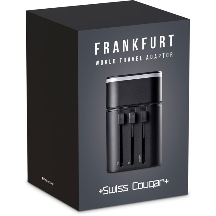 Swiss Cougar Frankfurt World Travel Adaptor - Image 21