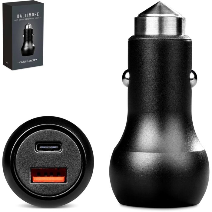 Swiss Cougar Baltimore 2 -in-1 Fast Car Charger & Tool - Image 8