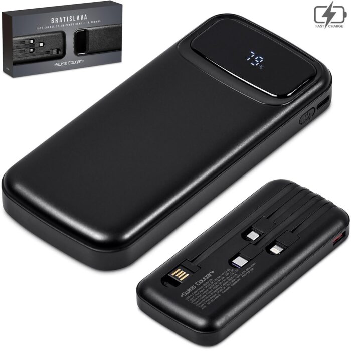 Swiss Cougar Bratislava Fast Charge 22.5W Power Bank - 10,000mAh - Image 5