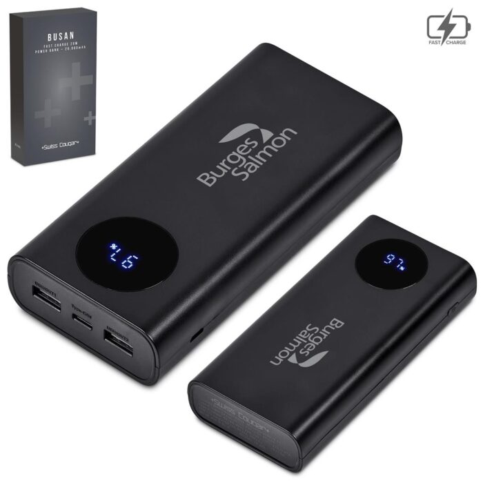 Swiss Cougar Busan Fast Charge 20W Power Bank - 20,000mAh - Image 7