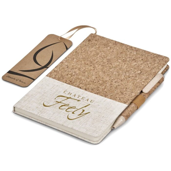 Okiyo Cardon Cork Notebook & Pen Set - Image 2