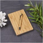 Okiyo Yahari Bamboo Notebook & Pen Set - Image 3