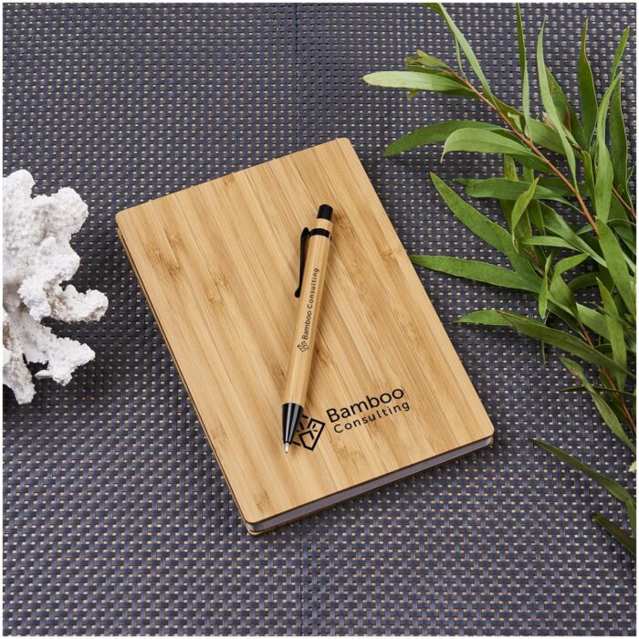 Okiyo Yahari Bamboo Notebook & Pen Set - Image 11