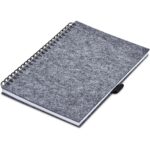 Okiyo Fuji Recycled PET Felt A5 Spiral Notebook - Image 6