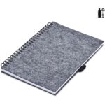 Okiyo Fuji Recycled PET Felt A5 Spiral Notebook - Image 8