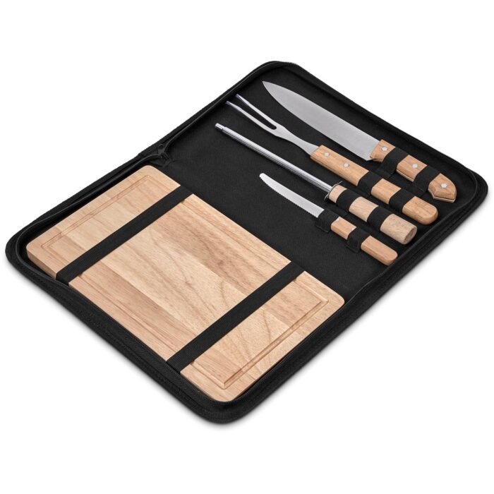Brenton 5-Piece Braai & Carving Set - Image 5