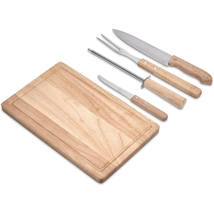 Brenton 5-Piece Braai & Carving Set - Image 4