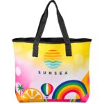 Pre-Printed Sample Hoppla Boulders Neoprene Beach Bag - Image 2