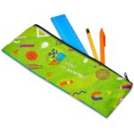 Pre-Printed Sample Hoppla Parker Recycled PET Stitch-Bond Pencil Case - Image 5