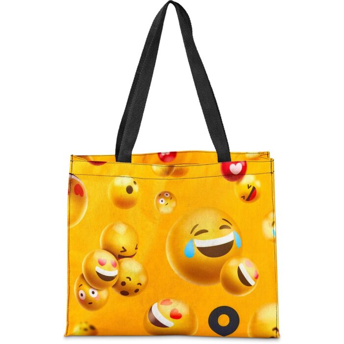 Pre-Printed Sample Hoppla Menlyn Recycled PET Stitch-Bond Shopper - Image 3