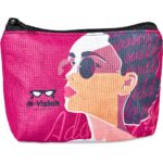Pre-Printed Sample Hoppla Leanne Recycled PET Stitch-Bond Mini Toiletry Bag - Image 10