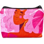 Pre-Printed Sample Hoppla Leanne Recycled PET Stitch-Bond Mini Toiletry Bag - Image 2