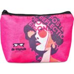 Pre-Printed Sample Hoppla Leanne Recycled PET Stitch-Bond Midi Toiletry Bag - Image 4