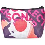 Pre-Printed Sample Hoppla Leanne Recycled PET Stitch-Bond Midi Toiletry Bag - Image 6