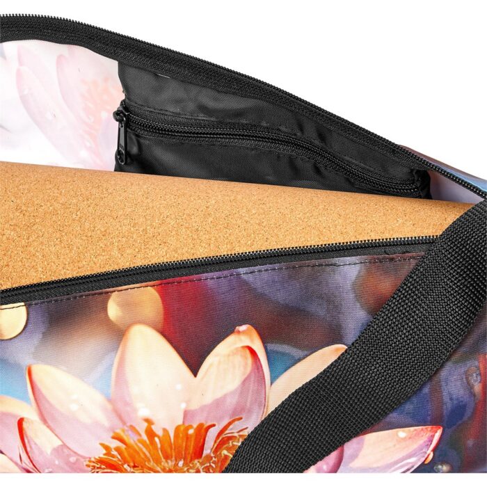 Pre-Printed Sample Hoppla Wilderness Polyester Yoga Bag - Image 3